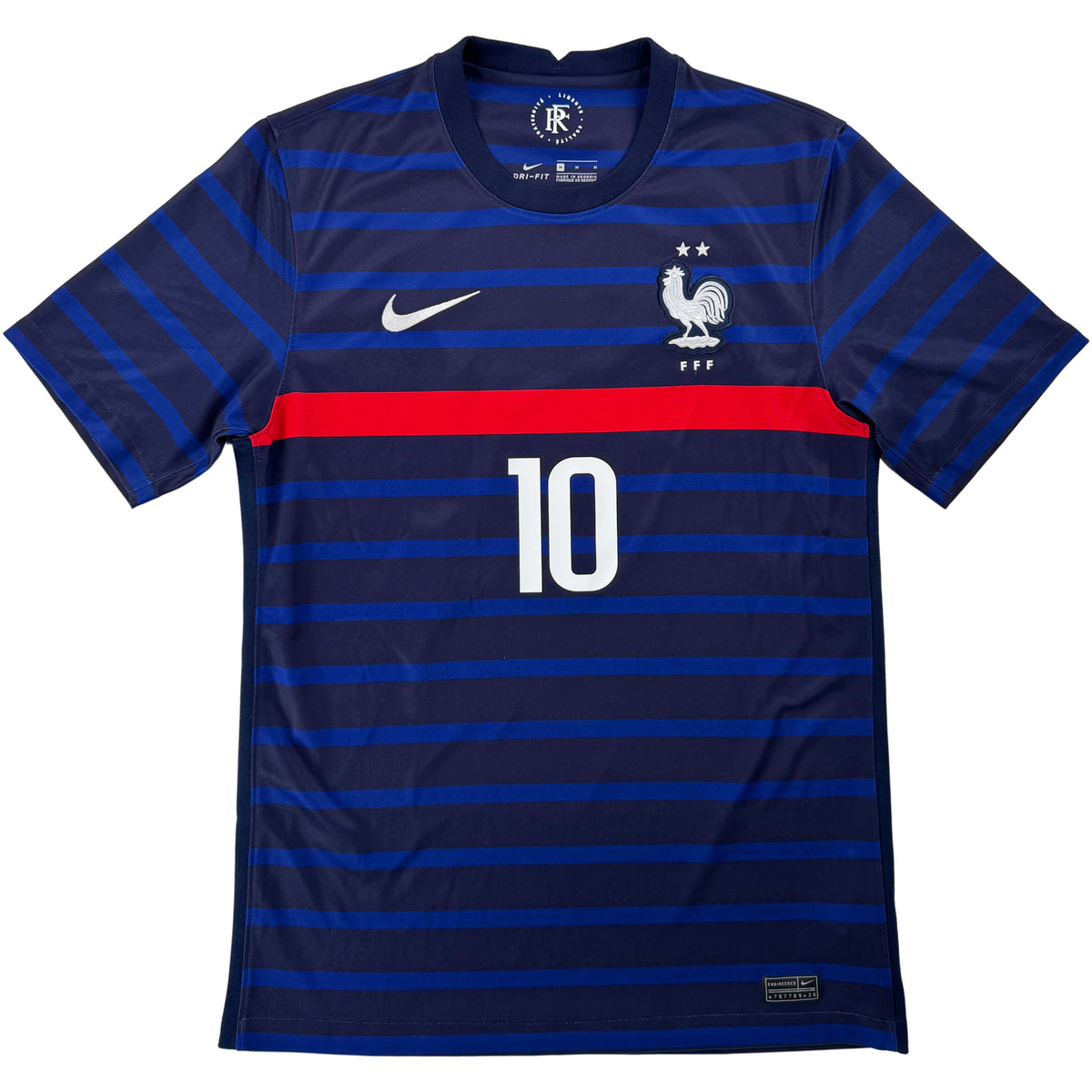 2020 France Euro Home Shirt Mbappé #10 - 9/10 - (M)