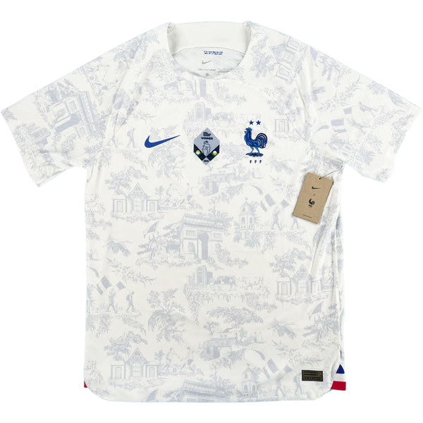 WK 2022 Frankrijk Authentic Uit Shirt - 10/10 - (L) - Oldschool Voetbalshirts