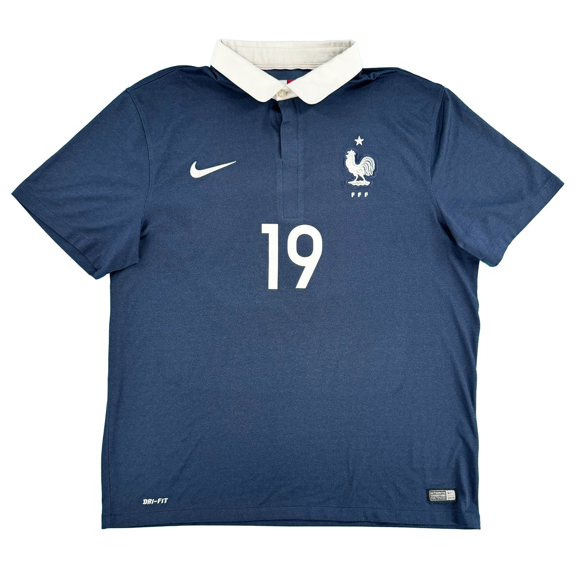 France - Home Shirt - POGBA #19 - 2014 World Cup - Size XL - 10/10