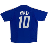 2002 France World Cup Home Shirt Zidane #10 - 10/10 - (L)