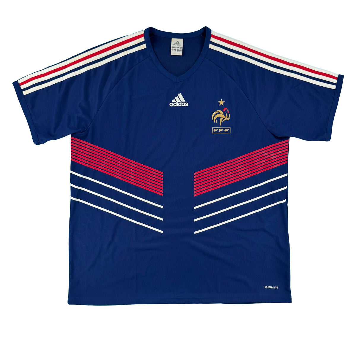 WK 2010 Frankrijk Thuis Shirt - 9/10 - (XL) - Oldschool Voetbalshirts