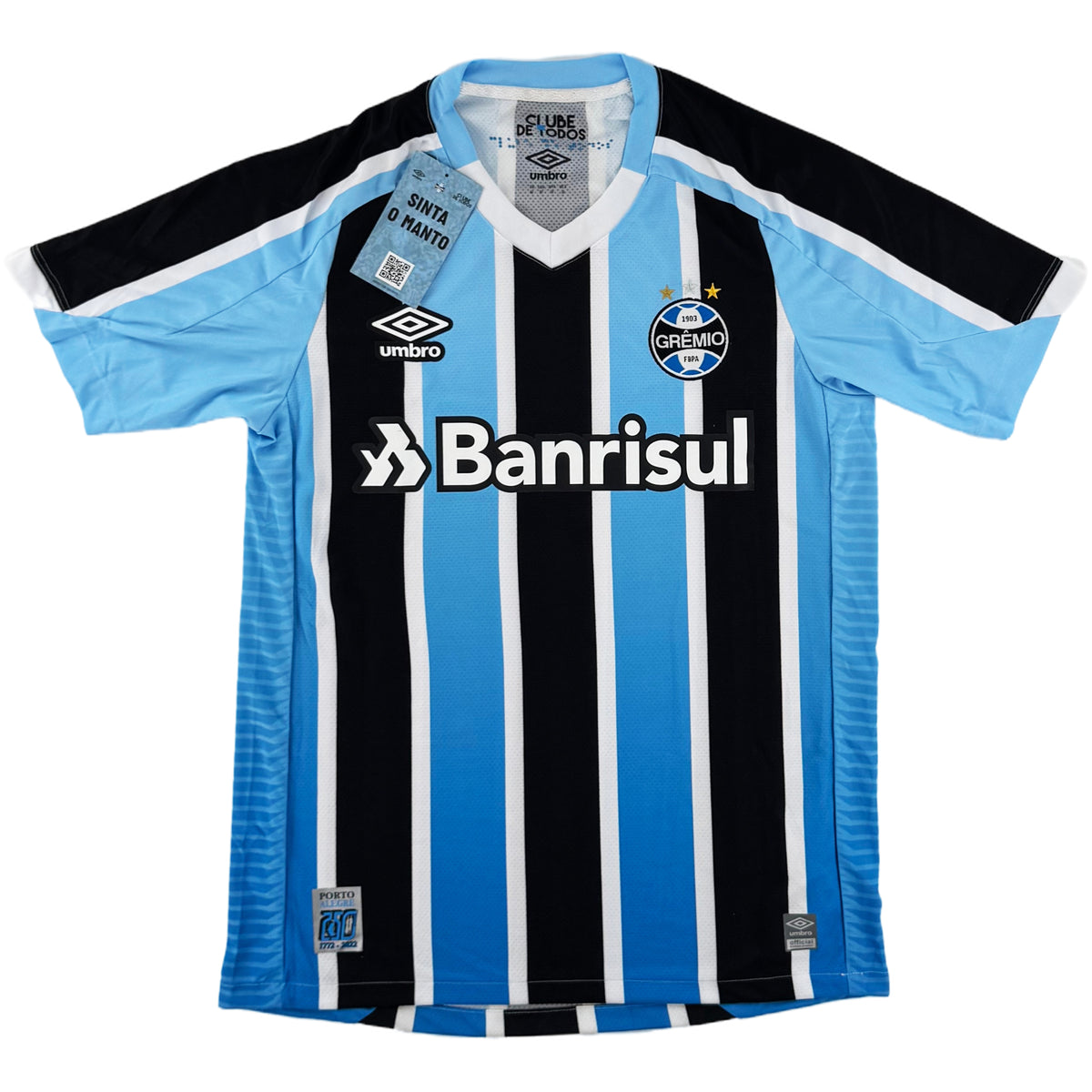 2022 Grêmio Thuis Shirt - Oldschool Voetbalshirts