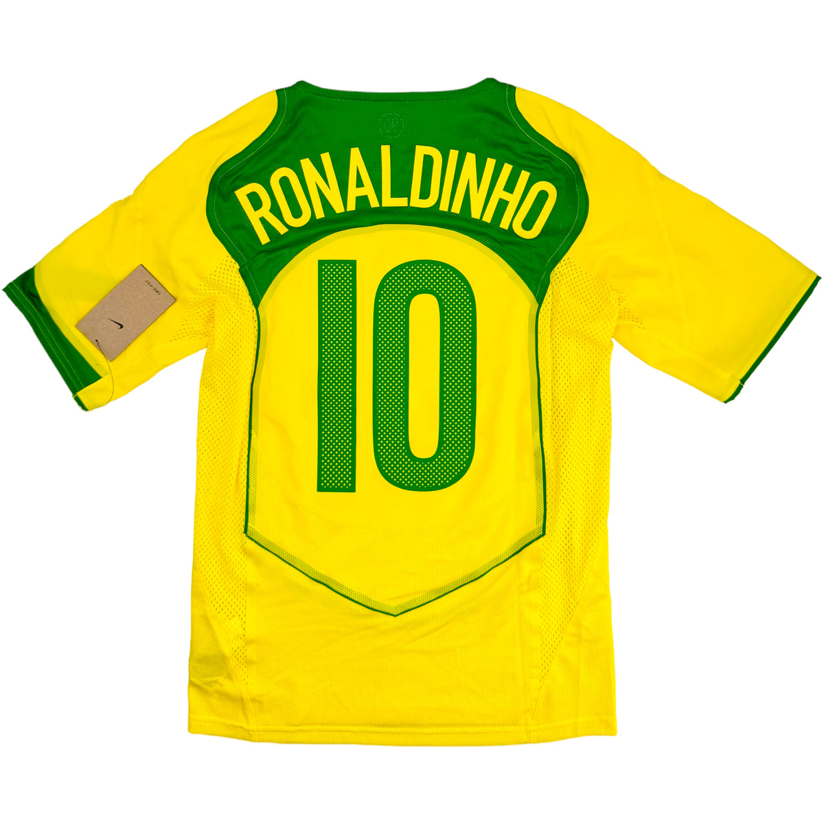 2004 Brazilië Thuis Shirt Ronaldinho - Oldschool Voetbalshirts