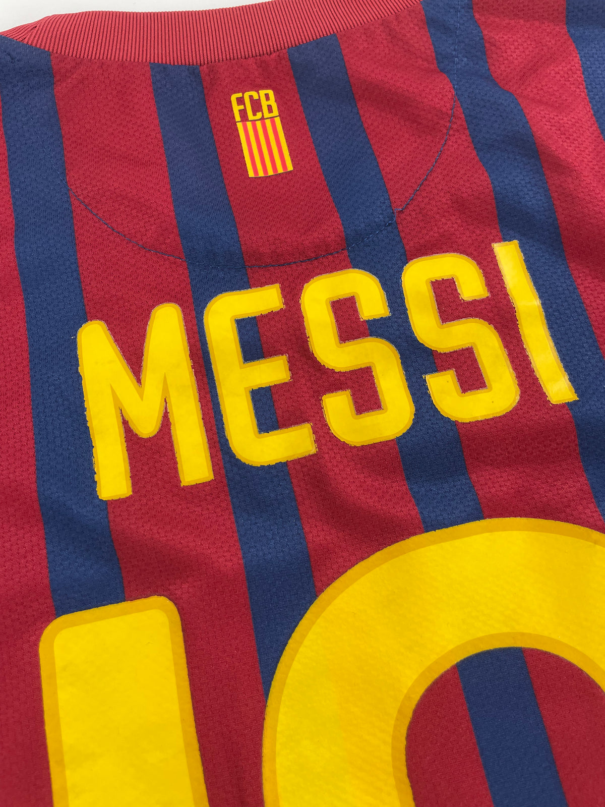 2011-12 Barcelona Thuis Shirt Messi - 8/10 - (M)