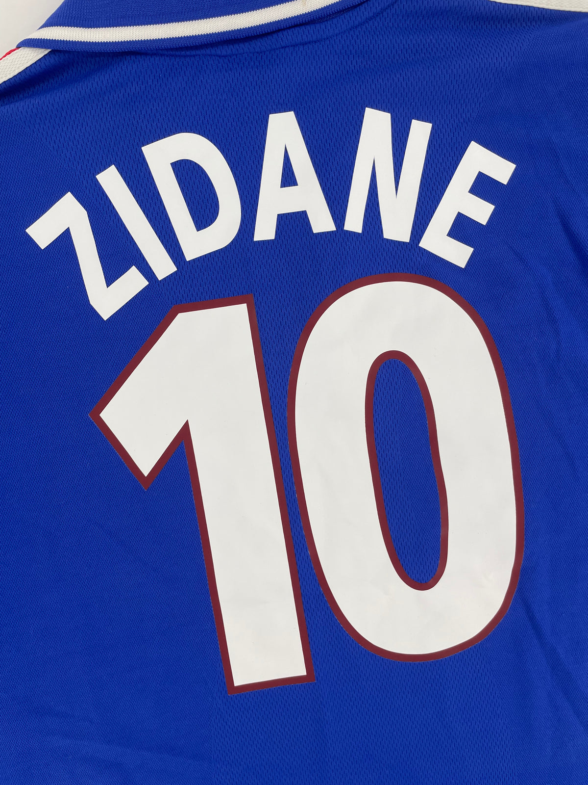 2000 Frankrijk EK Thuis Shirt Zidane - 9/10 - (M) - Oldschool Voetbalshirts