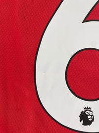 2019-20 Manchester United Thuis Shirt Pogba #6 - 8/10 - (S) - Oldschool Voetbalshirts