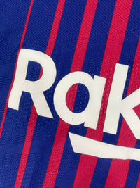 2017-18 Barcelona Pro Thuis Shirt - 7/10 - (M) - Oldschool Voetbalshirts