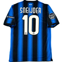 Inter Milan - Home Shirt - SNEIJDER #10 - 2010/11 - Size M - 9/10
