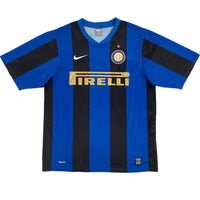 2008-09 Inter Milan Thuis Shirt - 7/10 - (L) - Oldschool Voetbalshirts