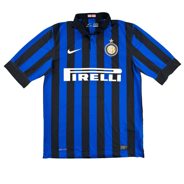 2011-12 Inter Milan Thuis Shirt - 10/10 - (L) - Oldschool Voetbalshirts