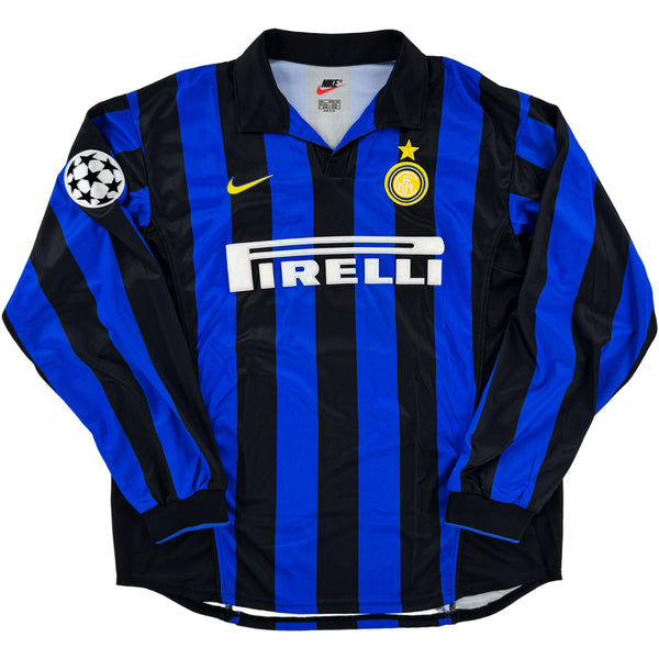 1998-99 Inter Milan Player Issue Thuis Shirt Ronaldo #9 - 10/10 - (L)
