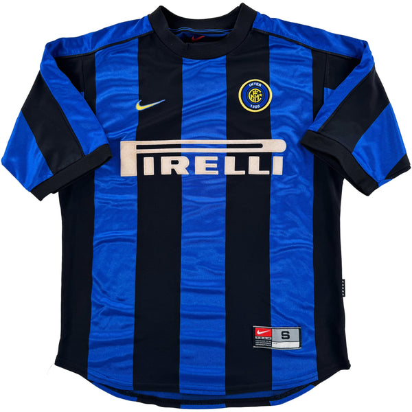 1999-00 Inter Milan Thuis Shirt Ronaldo #9 - 9/10 - (S)