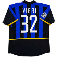2002-03 Inter Milan Thuis Shirt Vieri #32 - 10/10 - (XL)