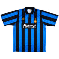1992-94 Inter Milan Thuis Shirt - Oldschool Voetbalshirts
