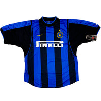 2000-01 Inter Milan Home Shirt Ronaldo