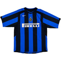 2005-06 Inter Milan Thuis Shirt Adriano - Oldschool Voetbalshirts