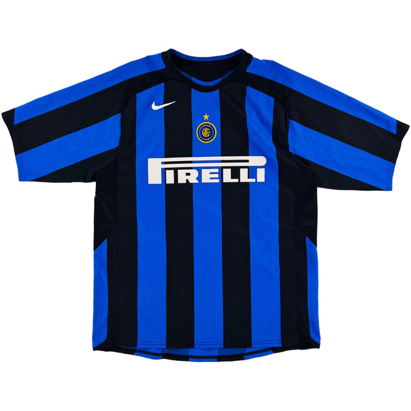 2005-06 Inter Milan Thuis Shirt Adriano - Oldschool Voetbalshirts