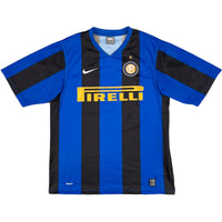 2008-09 Inter Milan Home Shirt Adriano