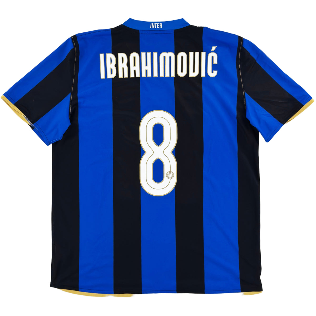 2008-09 Inter Milan Thuis Shirt Ibrahimovic - Oldschool Voetbalshirts