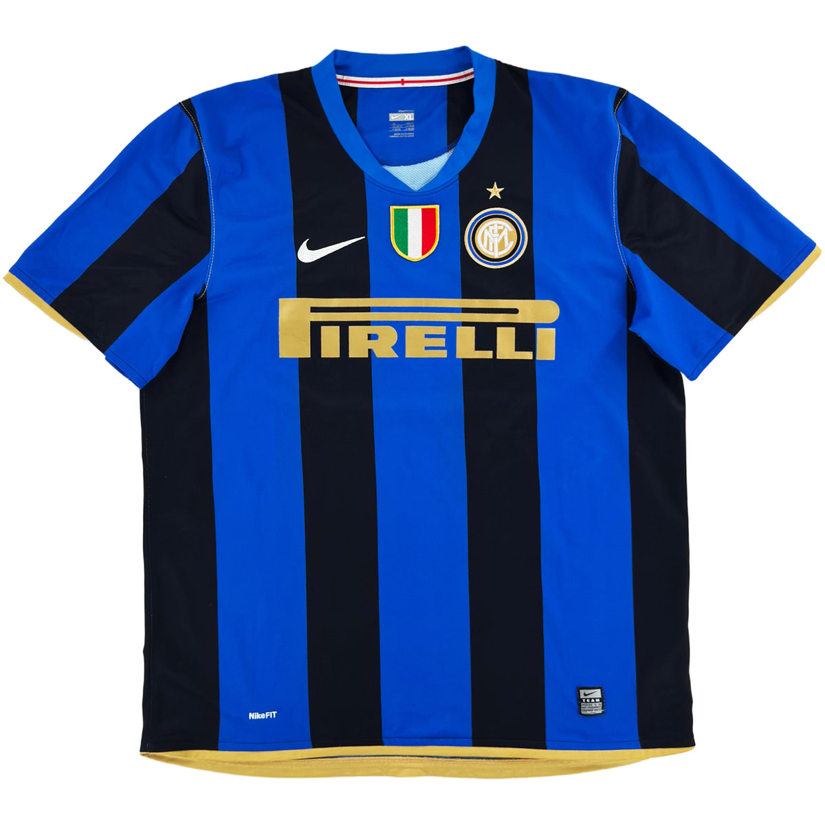 2008-09 Inter Milan Thuis Shirt Ibrahimovic - Oldschool Voetbalshirts