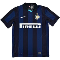 2013-14 Inter Milan Thuis Shirt - Nieuw - (M) - Oldschool Voetbalshirts