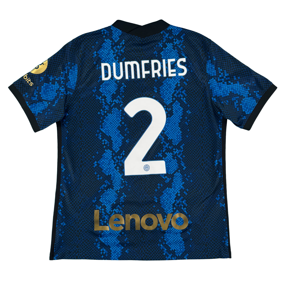 Inter Milan - Home Shirt - DUMFRIES #2 - 2021/22 - Size L - 10/10
