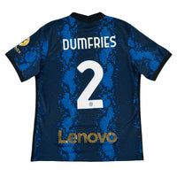 Inter Milan - Home Shirt - DUMFRIES #2 - 2021/22 - Size L - 10/10