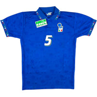 1994 Italië WK Thuis Shirt Maldini - Oldschool Voetbalshirts