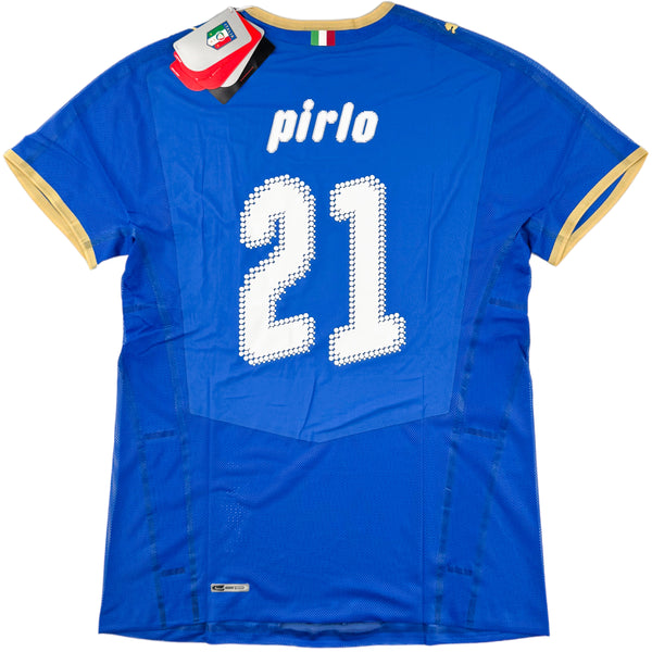 2008 Italië EK Player Issue Thuis Shirt Pirlo - Oldschool Voetbalshirts