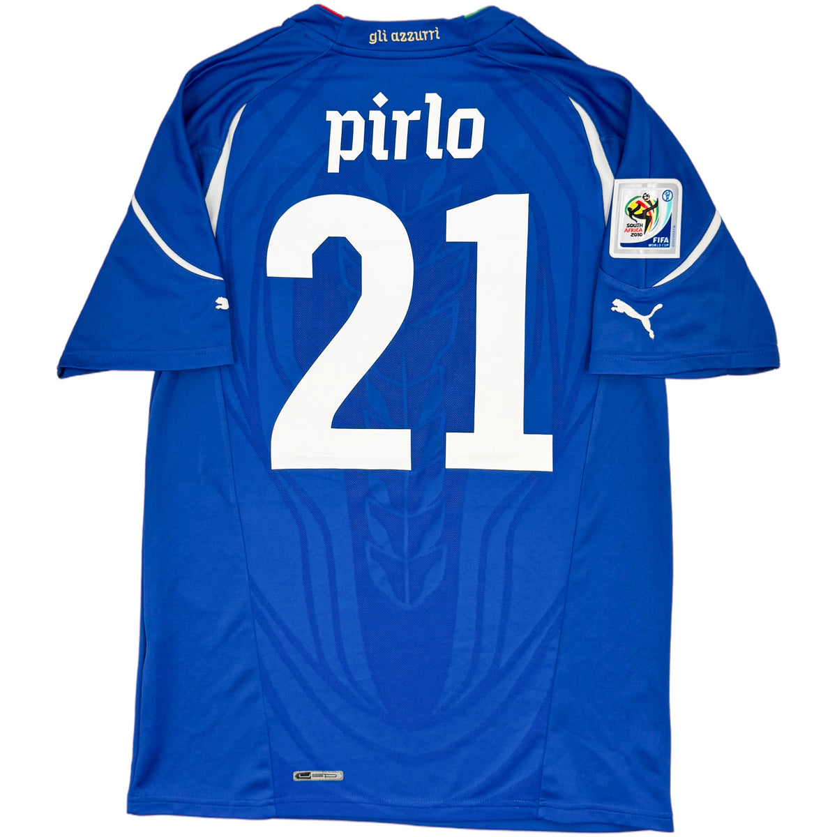 2010 Italië WK Thuis Shirt Pirlo - Oldschool Voetbalshirts