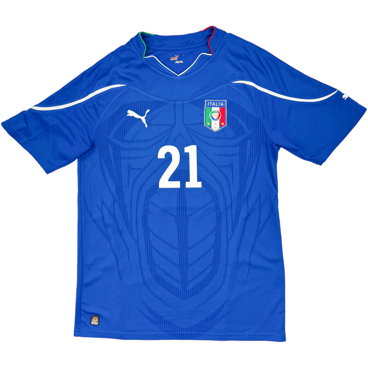 2010 Italië WK Thuis Shirt Pirlo - Oldschool Voetbalshirts