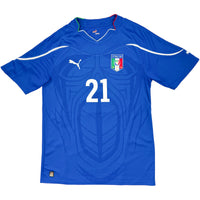 2010 Italië WK Thuis Shirt Pirlo - Oldschool Voetbalshirts