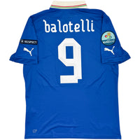 2012 Italië EK Thuis Shirt Balotelli - Oldschool Voetbalshirts