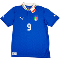 2012 Italië EK Thuis Shirt Balotelli - Oldschool Voetbalshirts