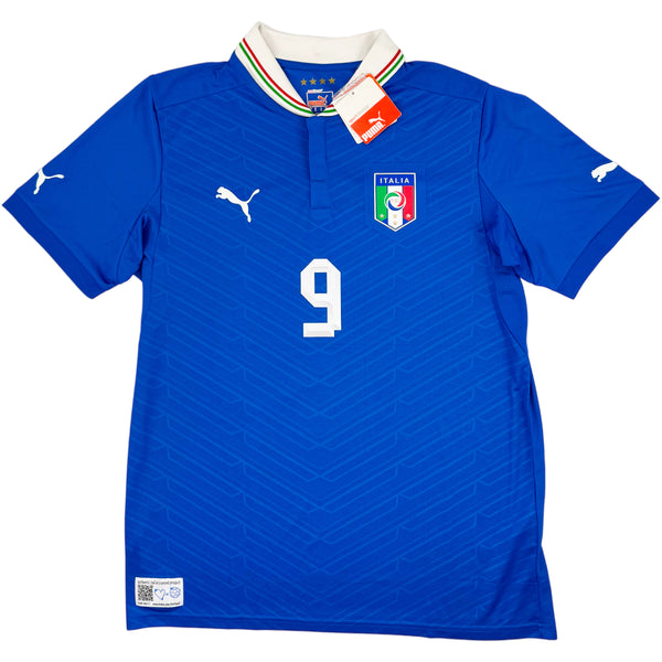 2012 Italië EK Thuis Shirt Balotelli - Oldschool Voetbalshirts