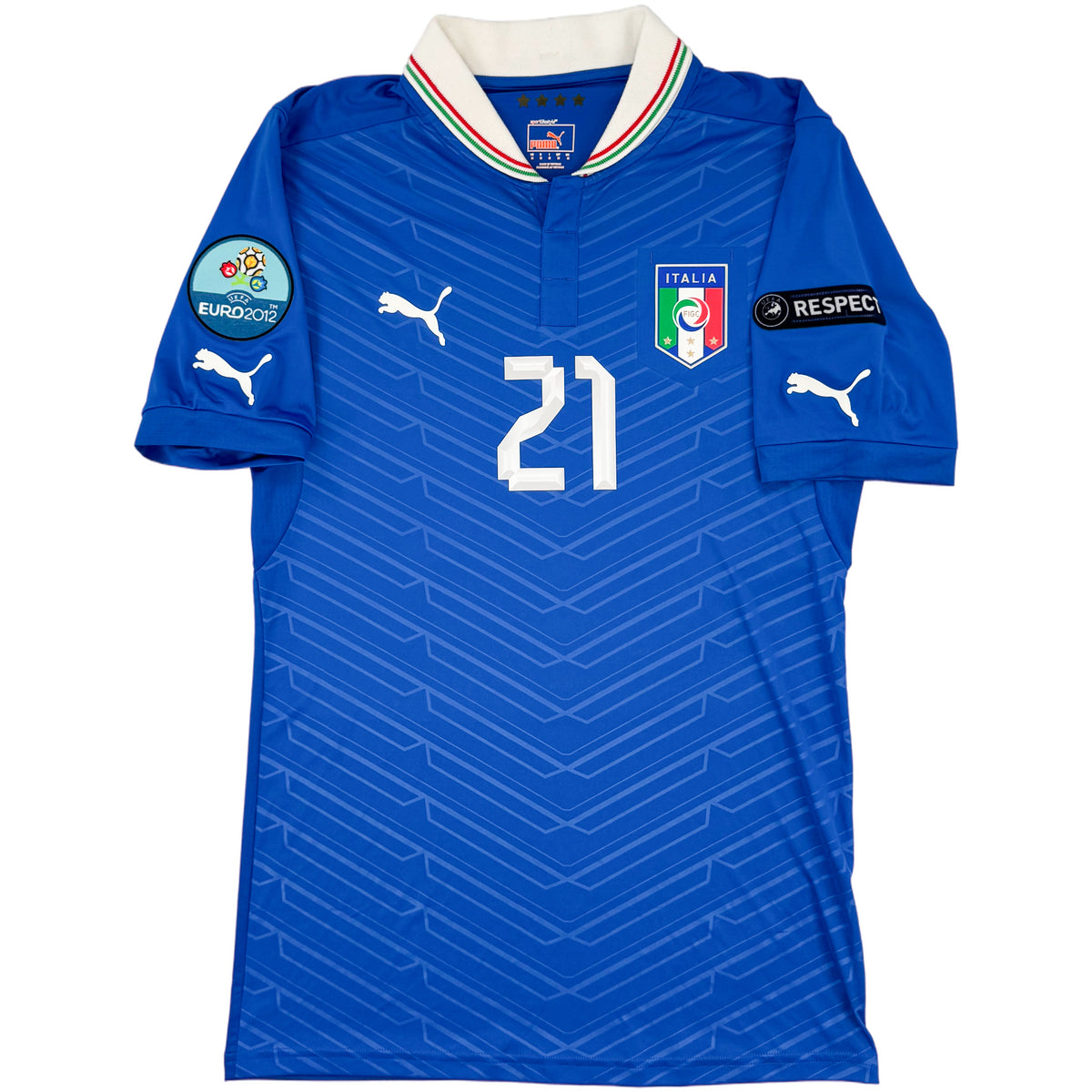 2012 Italië EK Thuis Shirt Pirlo - Oldschool Voetbalshirts