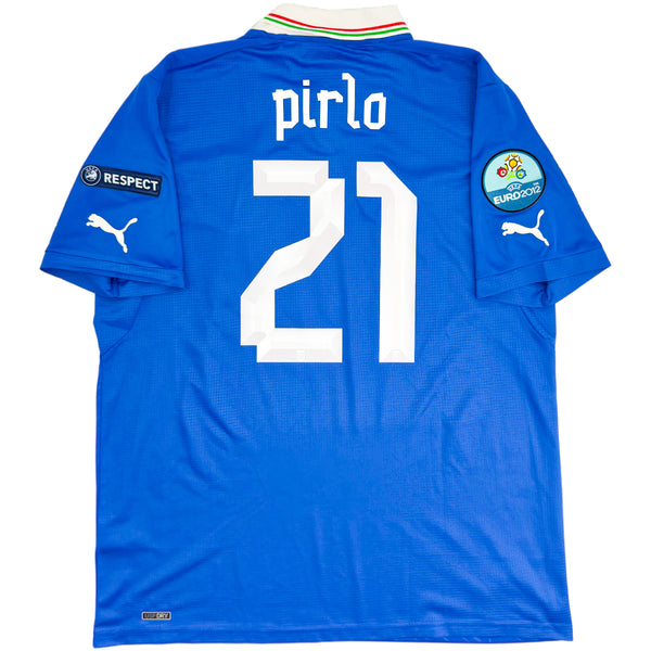 2012 Italië EK Thuis Shirt Pirlo - Oldschool Voetbalshirts