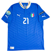 2012 Italië EK Thuis Shirt Pirlo - Oldschool Voetbalshirts