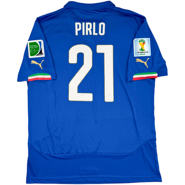 2014 Italië WK Thuis Shirt Pirlo - Oldschool Voetbalshirts