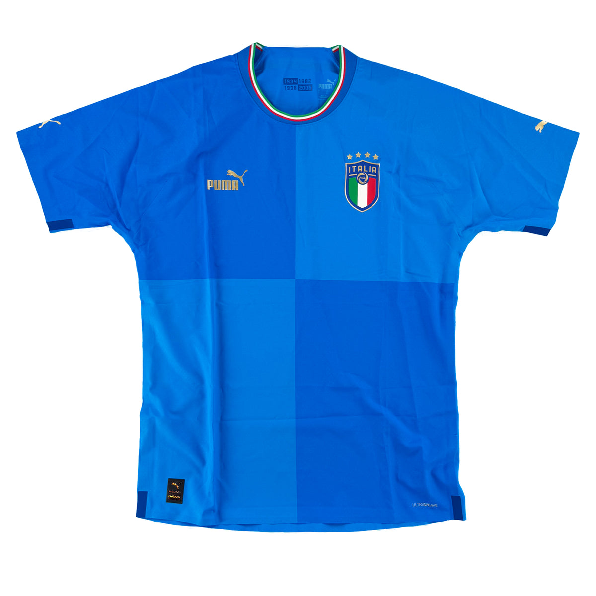 2022-23 Italië Authentic Thuis Shirt - 10/10 - (L) - Oldschool Voetbalshirts