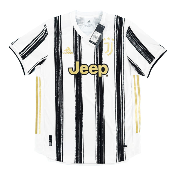 2020-21 Juventus Authentic Thuis Shirt Ronaldo #7 - 10/10 - (L) - Oldschool Voetbalshirts