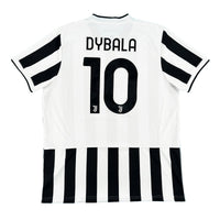 2021-22 Juventus Thuis Shirt Dybala #10 - 9/10 - (XL) - Oldschool Voetbalshirts