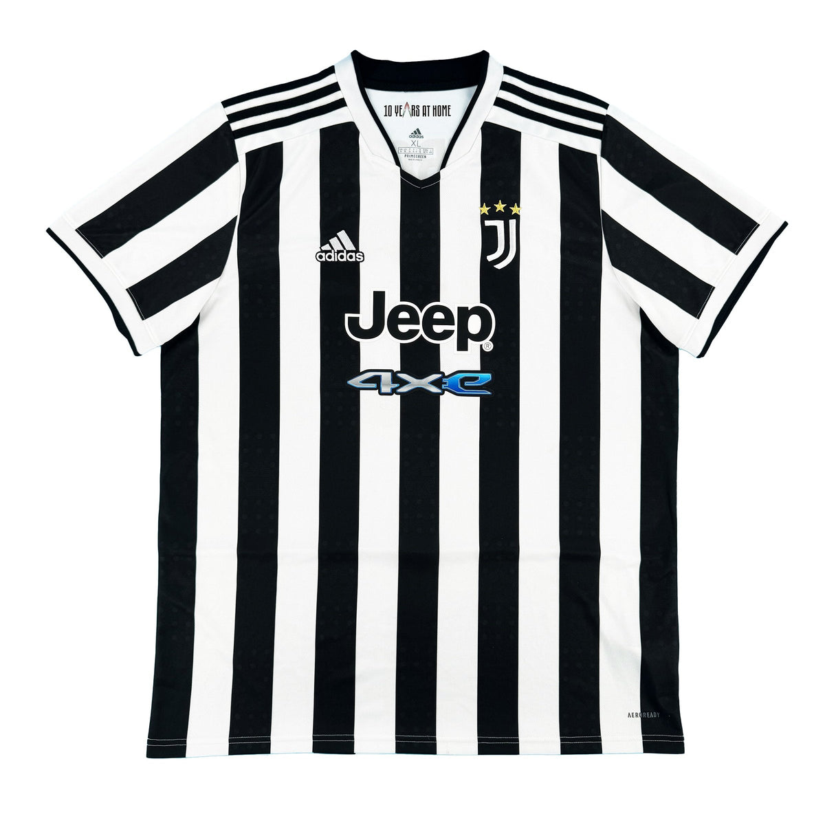 2021-22 Juventus Thuis Shirt Dybala #10 - 9/10 - (XL) - Oldschool Voetbalshirts