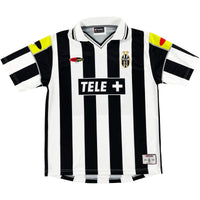2000-01 Juventus Thuis Shirt Zidane - Oldschool Voetbalshirts