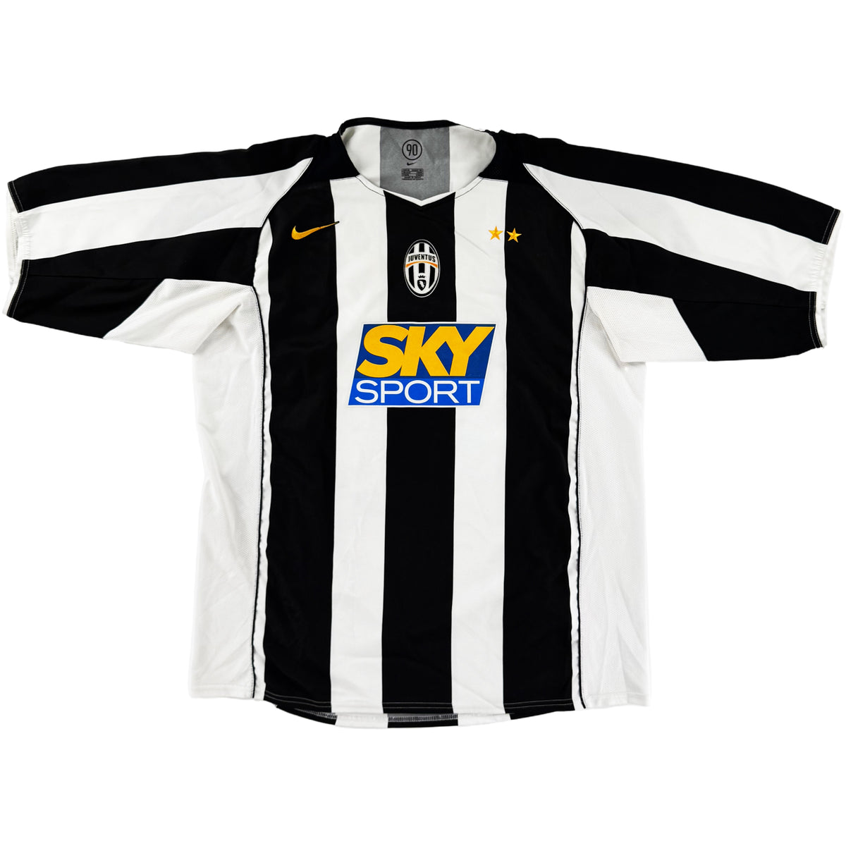 2004-05 Juventus Thuis Shirt Ibrahimovic - Oldschool Voetbalshirts