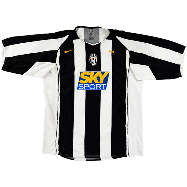 2004-05 Juventus Thuis Shirt Ibrahimovic - Oldschool Voetbalshirts