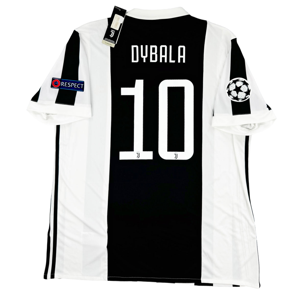 2017-18 Juventus Thuis Shirt Dybala - Oldschool Voetbalshirts