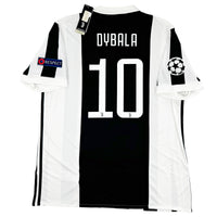 2017-18 Juventus Thuis Shirt Dybala - Oldschool Voetbalshirts
