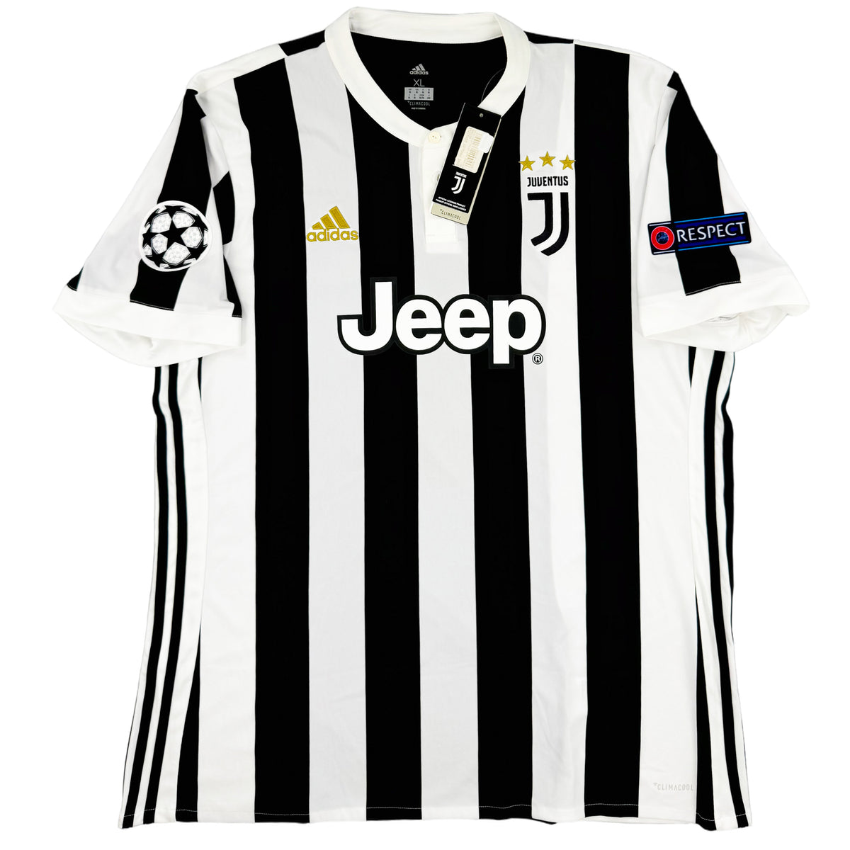 2017-18 Juventus Thuis Shirt Dybala - Oldschool Voetbalshirts