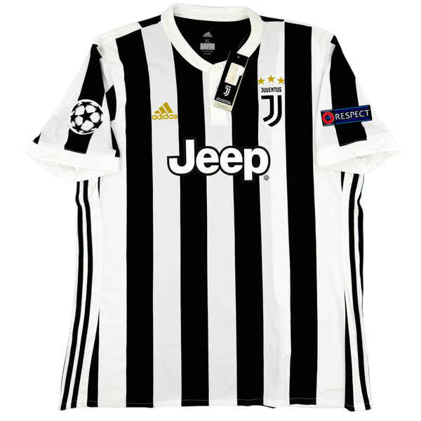 2017-18 Juventus Thuis Shirt Dybala - Oldschool Voetbalshirts